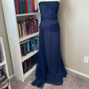 White by Vera Wang | Dresses | Navy Blue Ruched Strapless Bridesmaid Dress | Poshmark White by Vera Wang | Dresses | Navy Blue Ruched Strapless Bridesmaid Dress | Poshmark